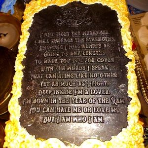 Hand crafted ARIES PLAQUE